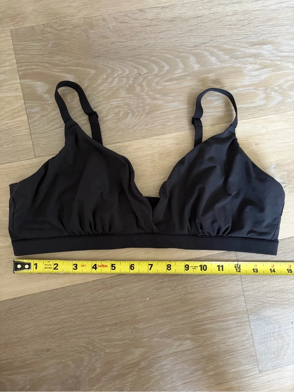 SKIMS Black Triangle Bralette Size 2X - Picture 4 of 4